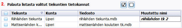 Tiedostonimen muuttaminen